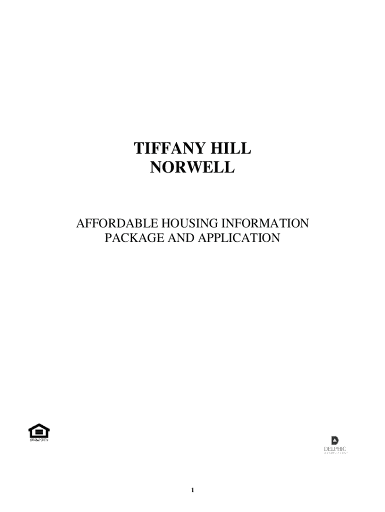 Fillable Online town of norwell, massachusetts housing production