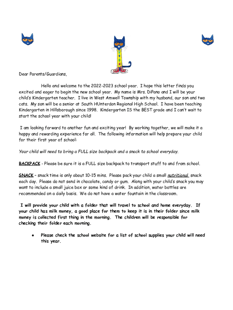 Fillable Online Copy Of Welcome Letter To PARENTS Fax Email Print fillable-online-copy-of-welcome-letter-to-parents-fax-email-print
