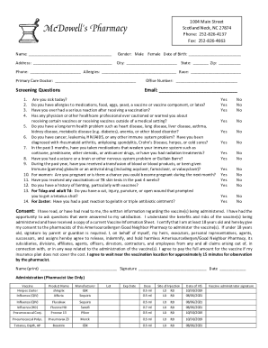 Contact us, location - McDowell's Pharmacy