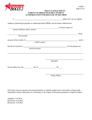 Parent/Legal Guardian Affidavit - NMSU Housing