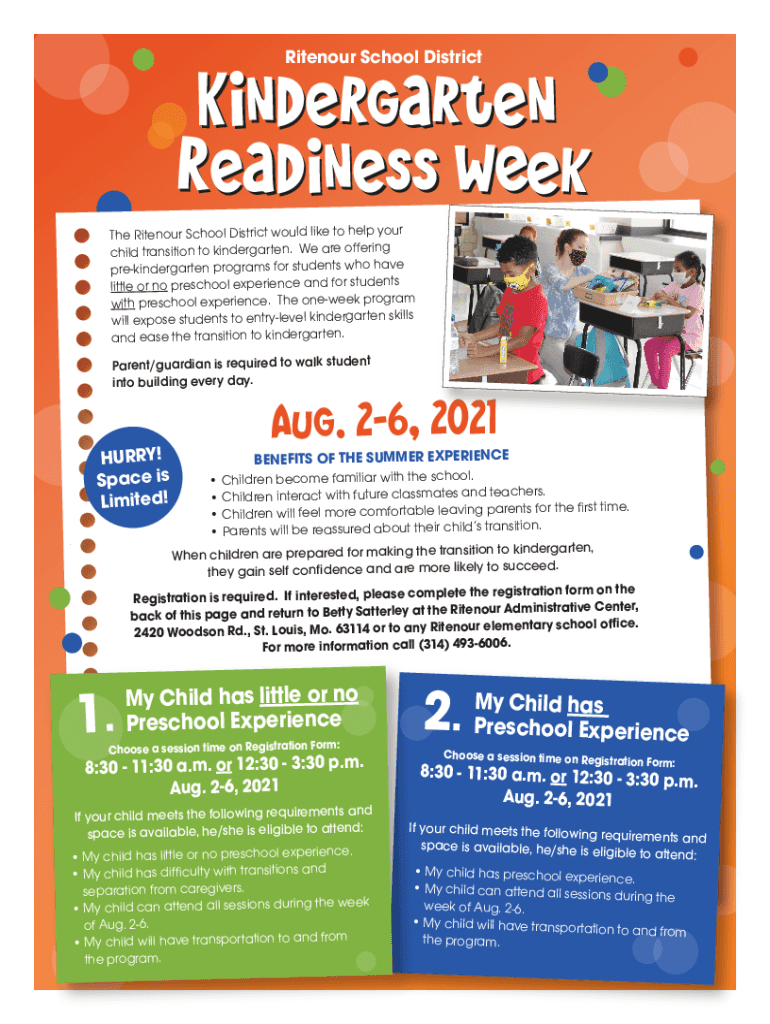 Completable En L nea The Ritenour School For Early Childhood Education