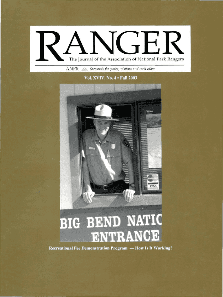 Fillable Online (PDF) National Park Service fees Value for the money