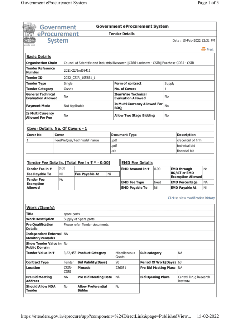 Form preview