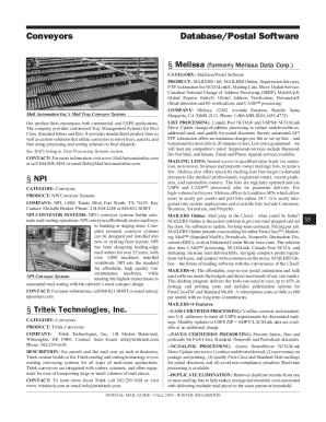 Melissa Data Expands National Change-of-Address Services to ...