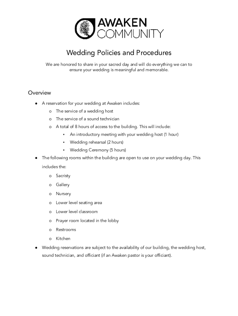 Fillable Online How to Plan a Wedding Ceremony Your Ultimate Guide Fax