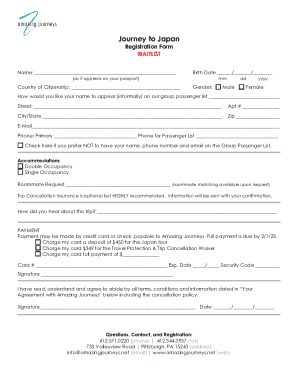 Fillable Online JAPAN VISA APPLICATION FORM: Sample + How to Fill it ...
