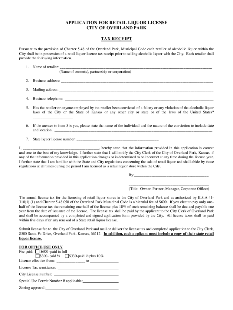 Fillable Online www2 opkansas Permits + Inspections for Restaurants