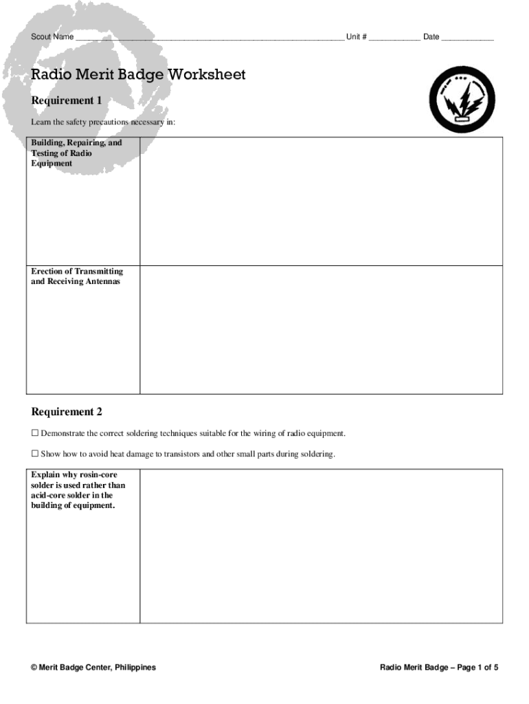 Fillable Online Eagle Scout Application Procedure "Route Sheet" Fax