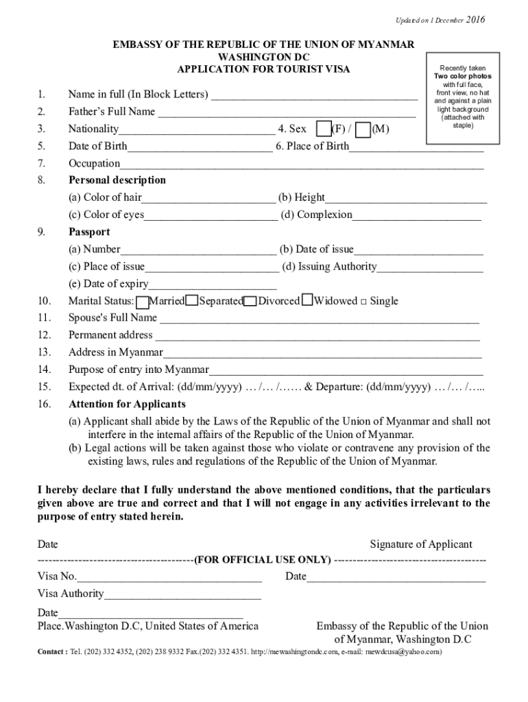 fillable-online-myanmar-meditation-visa-application-form-fax-email-print-pdffiller