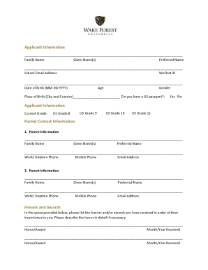 Form preview