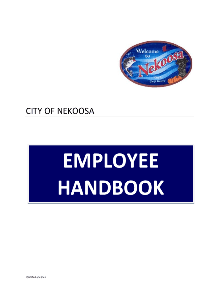 Fillable Online CITY OF NEKOOSA Fax Email Print pdfFiller