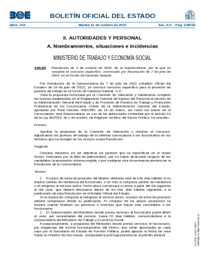 Boletín oficial del estado