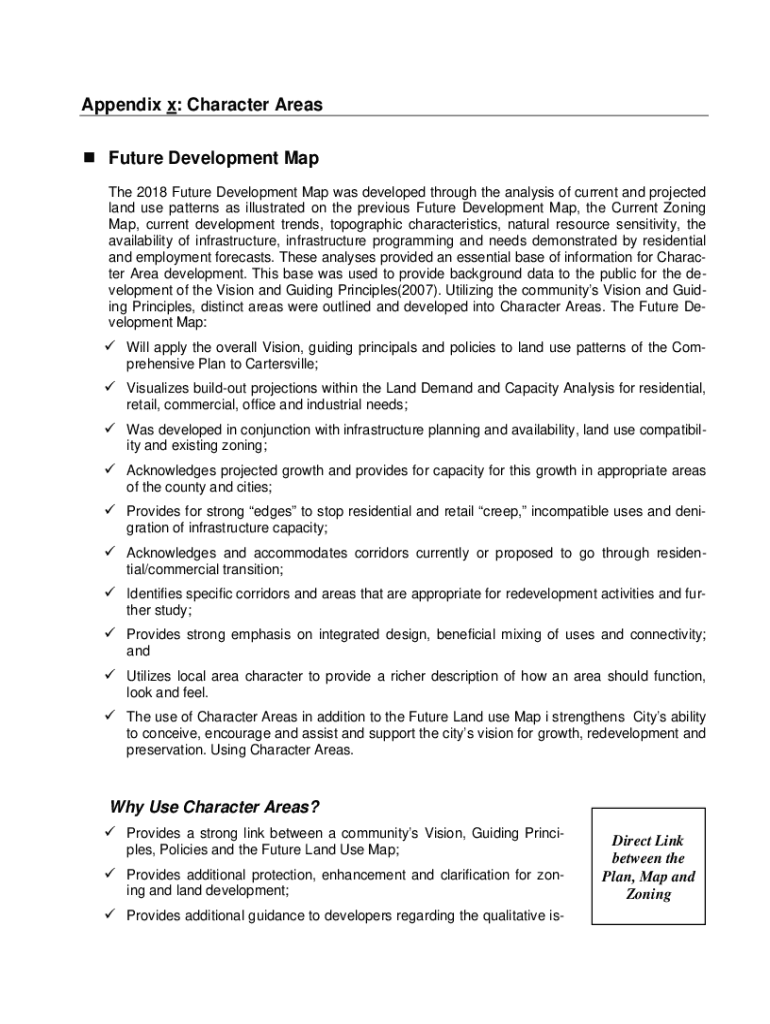 Fillable Online Land Use Element A Balanced Land Use Pattern Fax Email ...