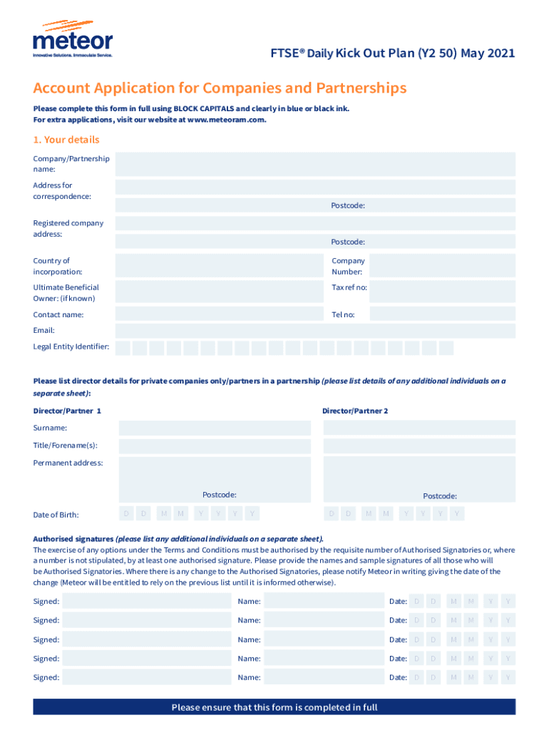 Fillable Online Fillable Online Please complete this application form ...