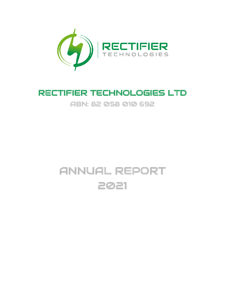 Fillable Online RECTIFIER TECHNOLOGIES LTD Fax Email Print pdfFiller