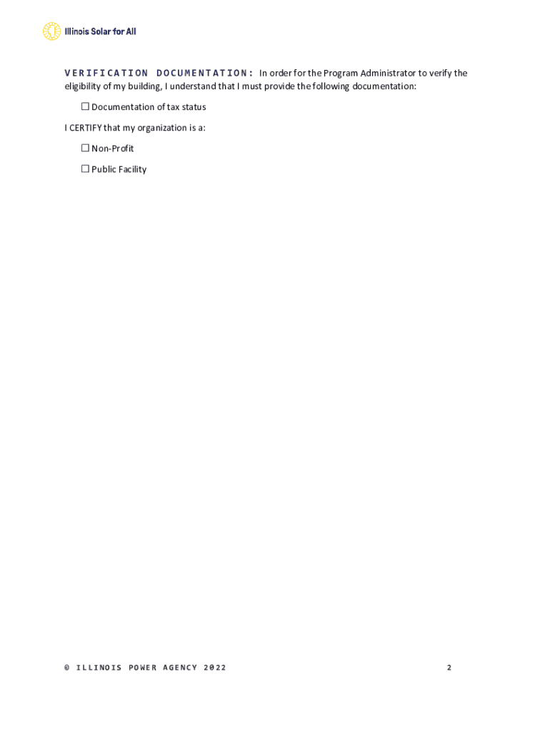 Fillable Online Community Solar Anchor Tenant Certification and Consent