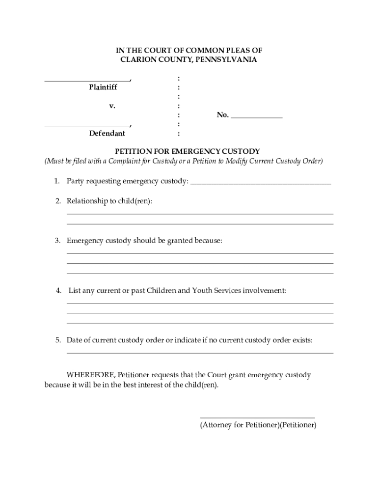 Fillable Online Forms Clarion County, PA Fax Email Print pdfFiller