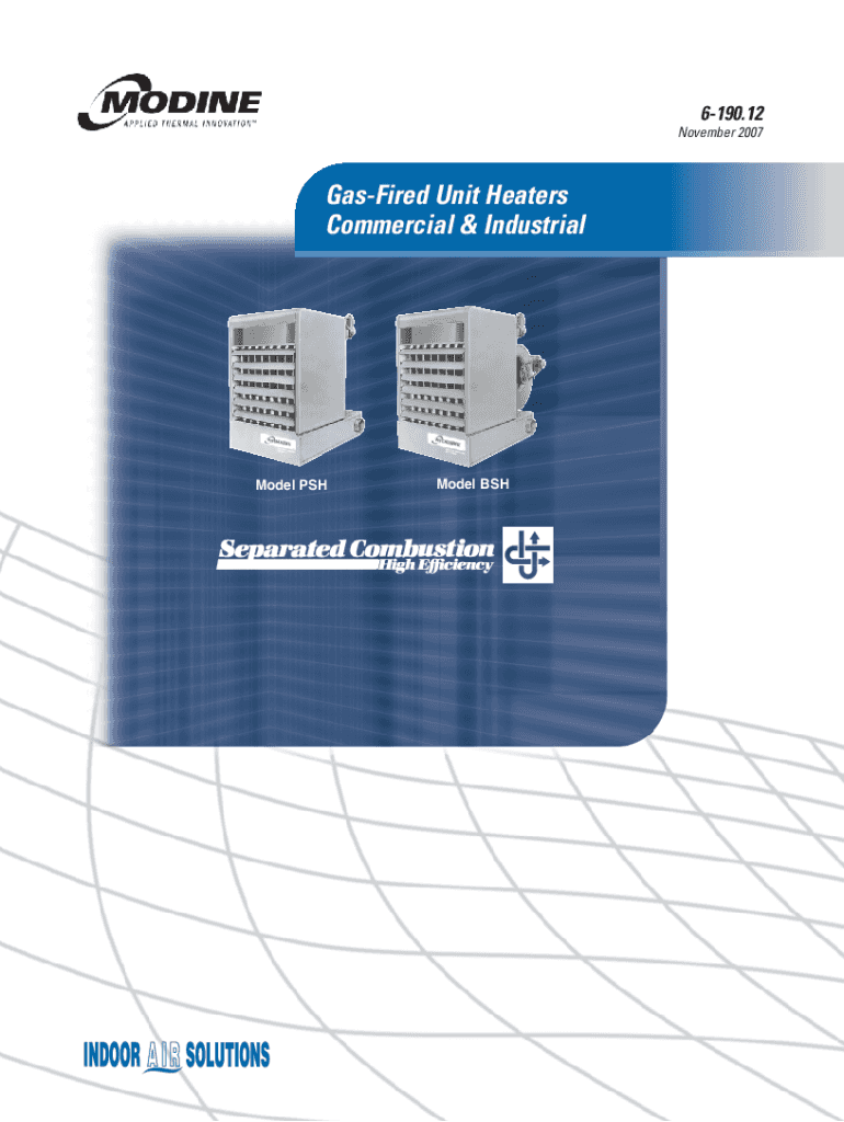 Fillable Online wiring diagram, models pa, ba, gasfired unit heaters