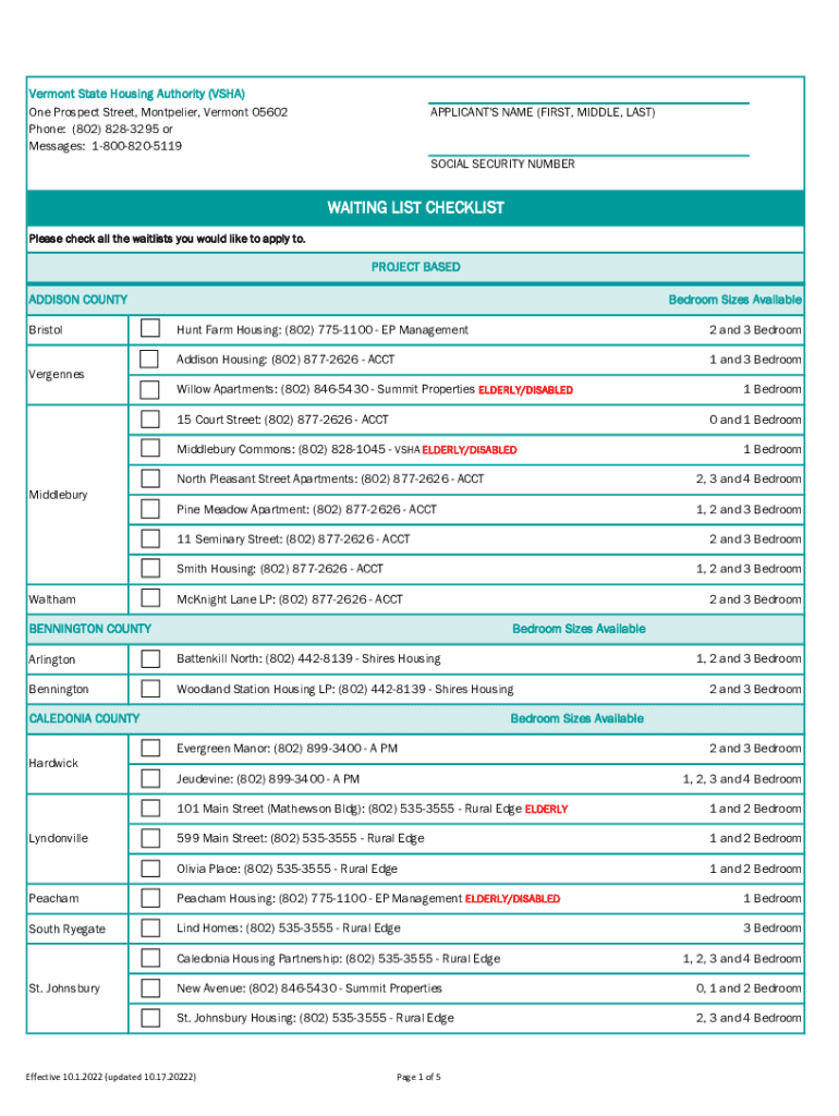 Fillable Online Agency overview for VERMONT STATE HOUSING AUTHORITY Fax Email Print pdfFiller