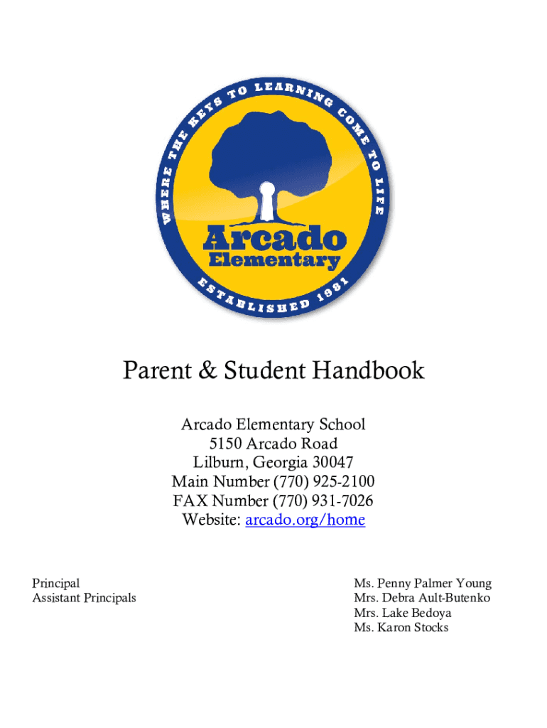 Fillable Online Arcado Elementary School Fax Email Print pdfFiller