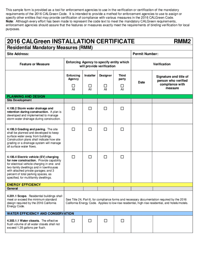 Chapter 8: Compliance Forms, Worksheets and Reference Preview on Page 1