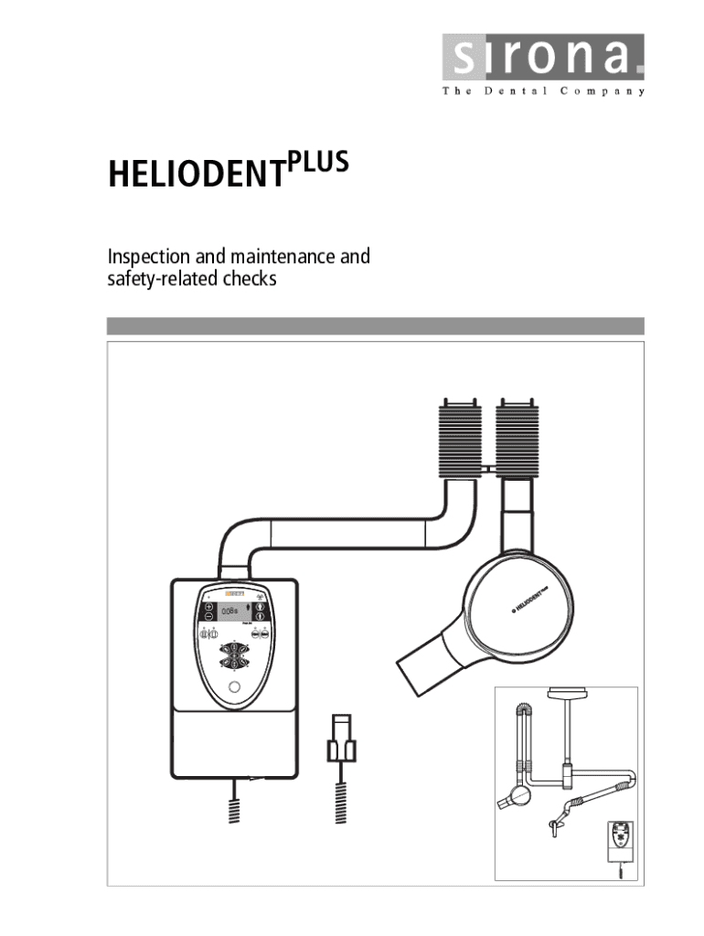 Fillable Online Sirona Heliodent Plus Dental XRay Service manual.pdf