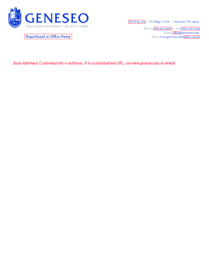 Fillable Online Geneseo ID Card Services Fax Email Print - pdfFiller