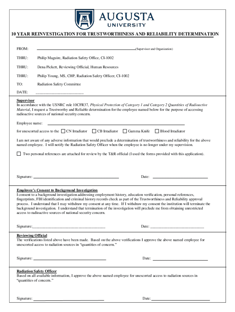 Fillable Online Validity and Reliability of a Radiation Safety Culture