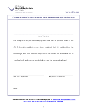 Fillable Online CDHO - Peer Mentor Training Fax Email Print - pdfFiller