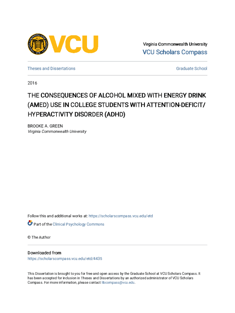 Fillable Online Effects of energy drinks mixed with alcohol on