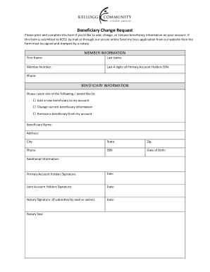 F11468-Beneficiary Designation Form