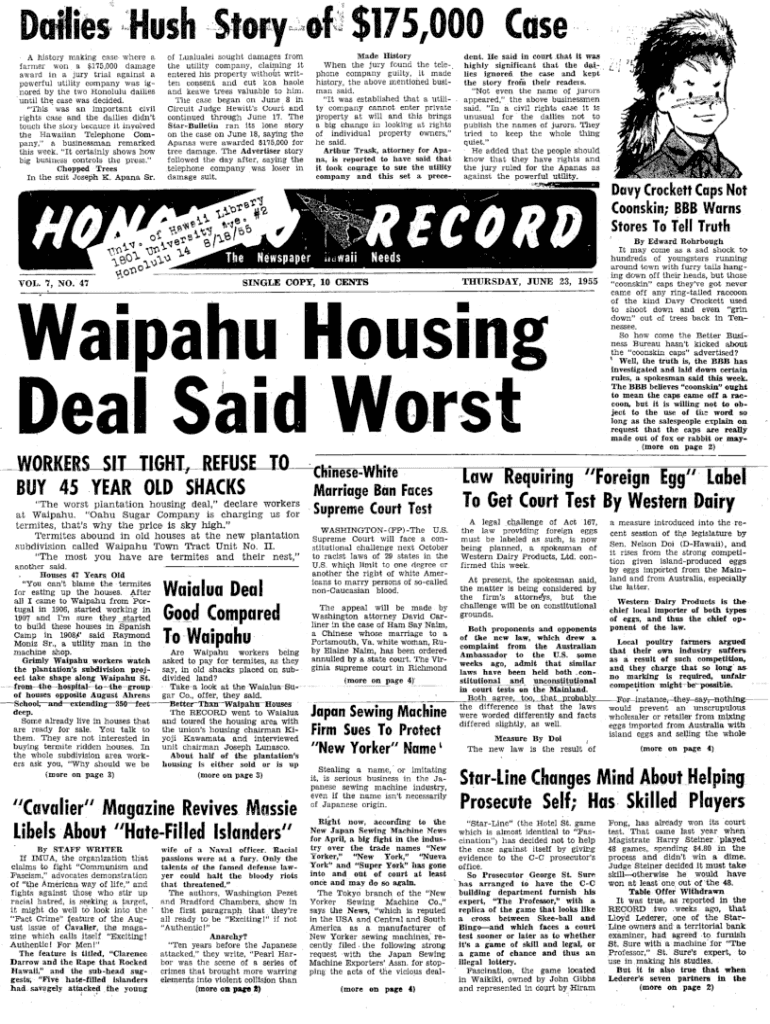 Fillable Online Waipahu Housing Deal Said Worst Fax Email Print pdfFiller