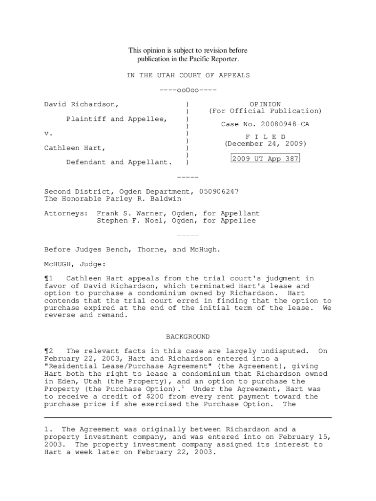 Fillable Online Unpublished Opinions and No Citation Rules in the Trial