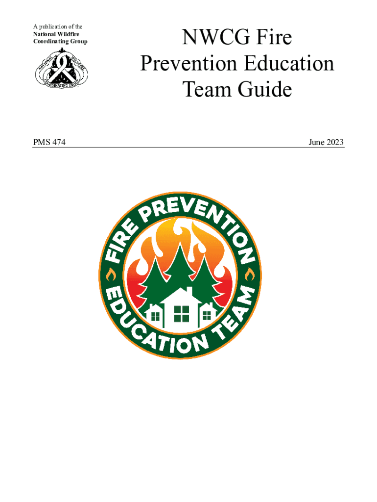 Fillable Online NWCG Fire Prevention Education Team Guide, PMS 474