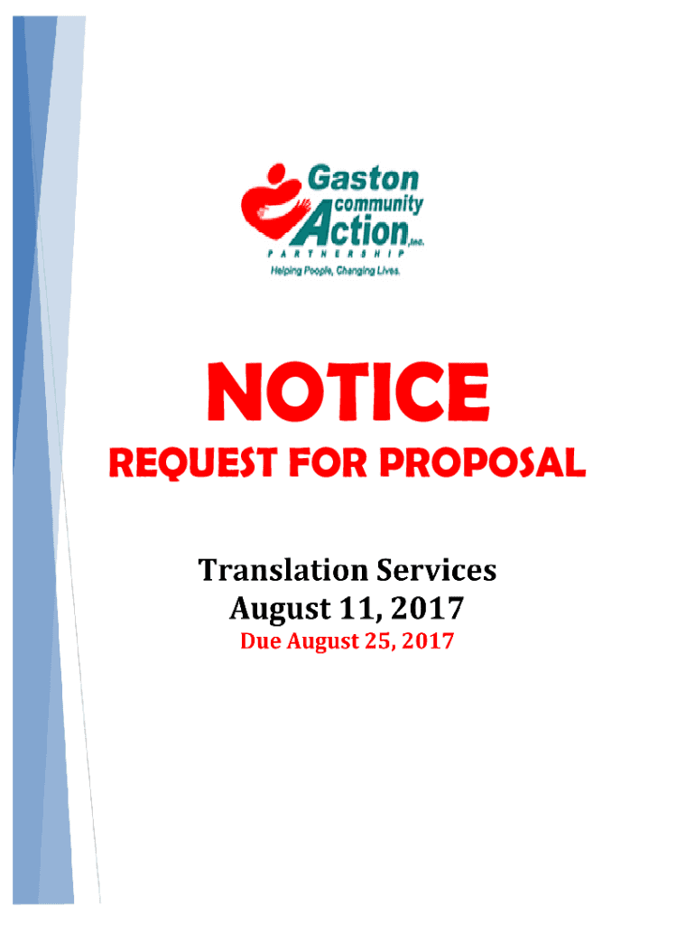 Fillable Online RFP for Interpretation and Translation Services