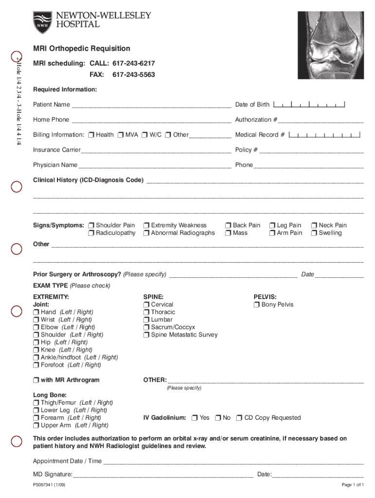 Fillable Online HSS Radiology and Imaging1 in Orthopedics for 13 Years. Fax Email Print pdfFiller