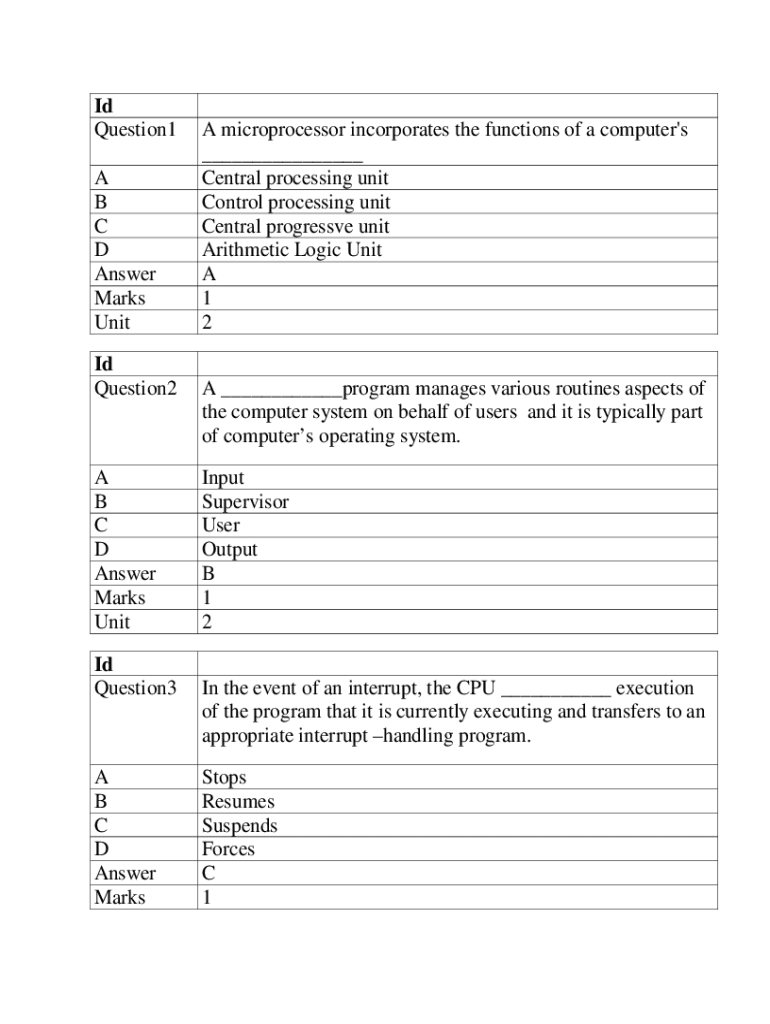 Form preview