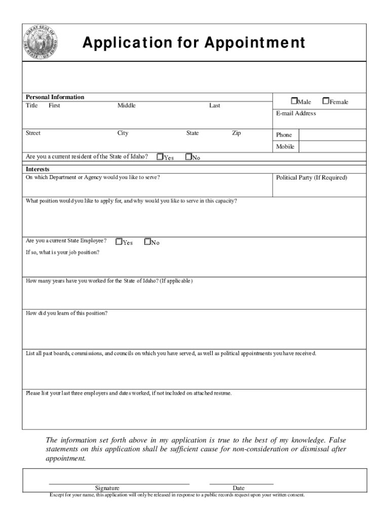 Fillable Online IDAHO Residency Redetermination Form Fax Email Print