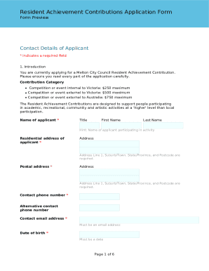 Form preview
