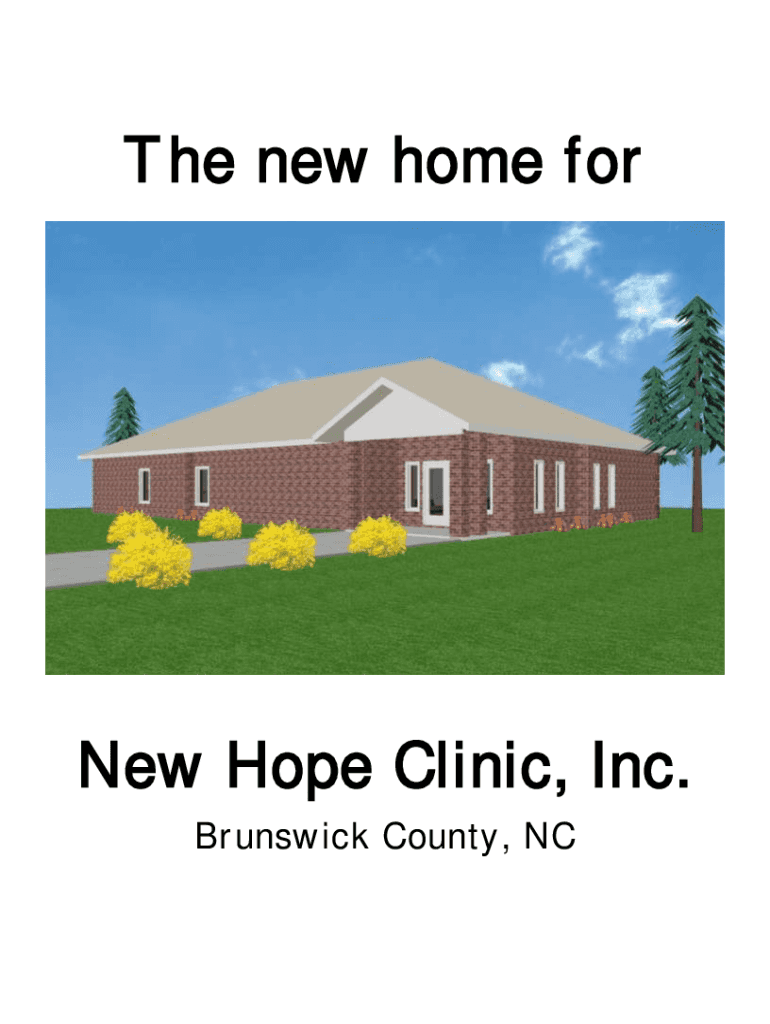 Fillable Online The new home for New Hope Clinic, Inc. Fax Email Print