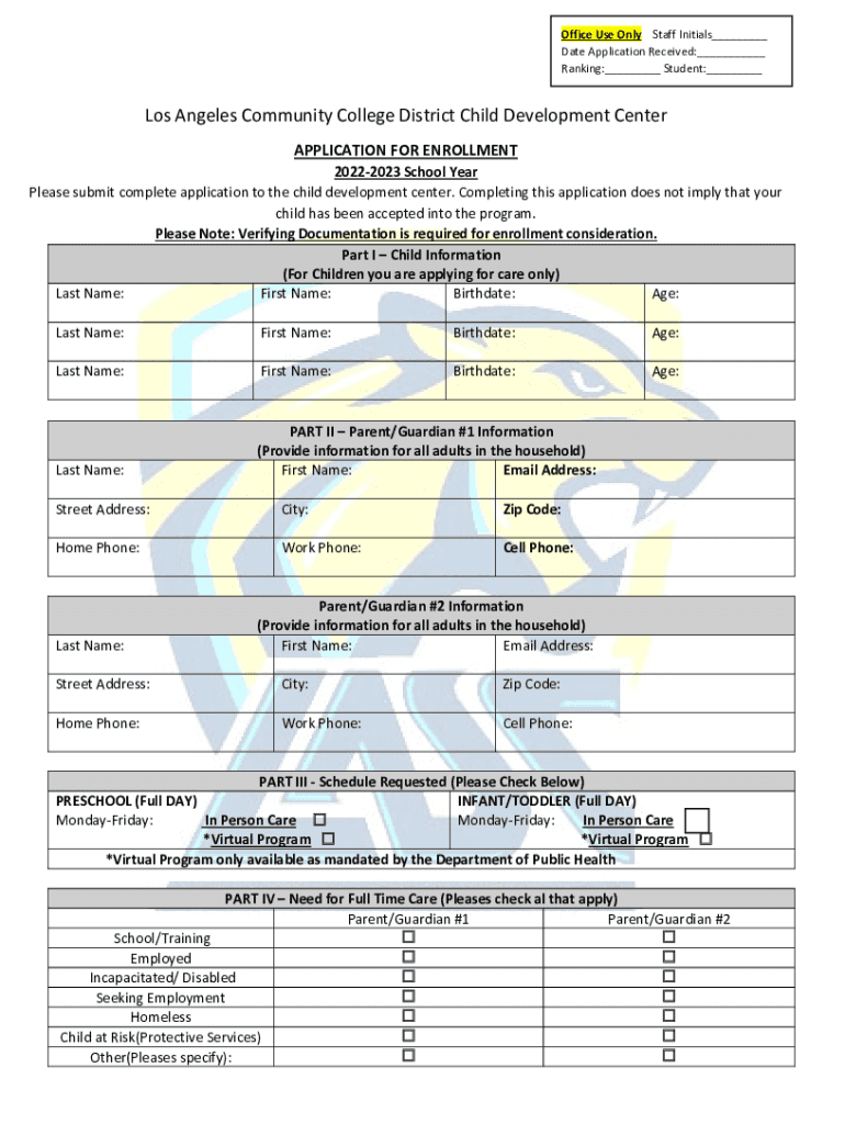 Fillable Online Program Early Childhood Education, Certificate Fax