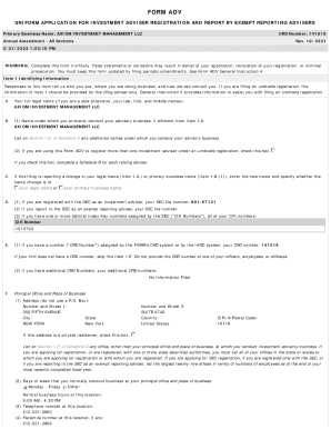 Crossgate Wealth Advisors, LLC Form ADV Part 2A ...