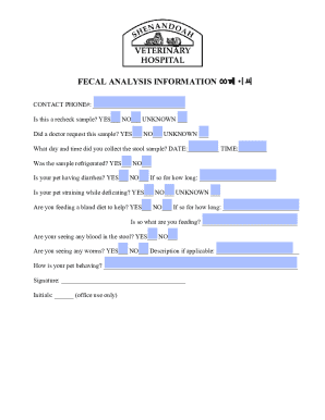 FECAL ANALYSIS INFORMATION SHEET.doc