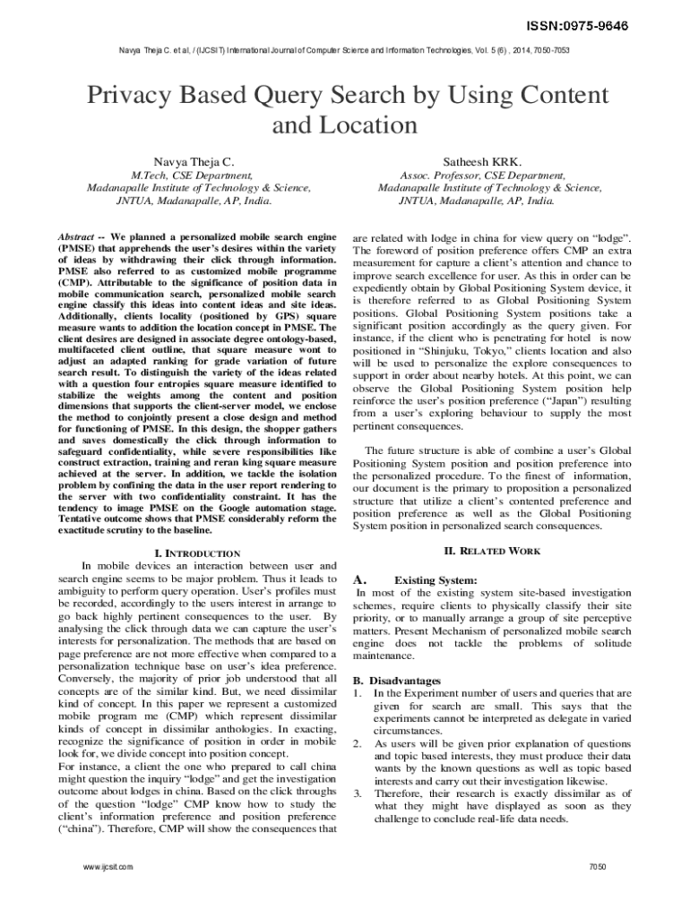 Fillable Online Research Publications - Dr. S. S. Iyengar Fax Email ...
