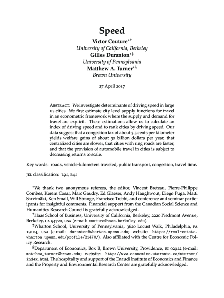 Fillable Online Speed Real Estate Faculty Fax Email Print pdfFiller