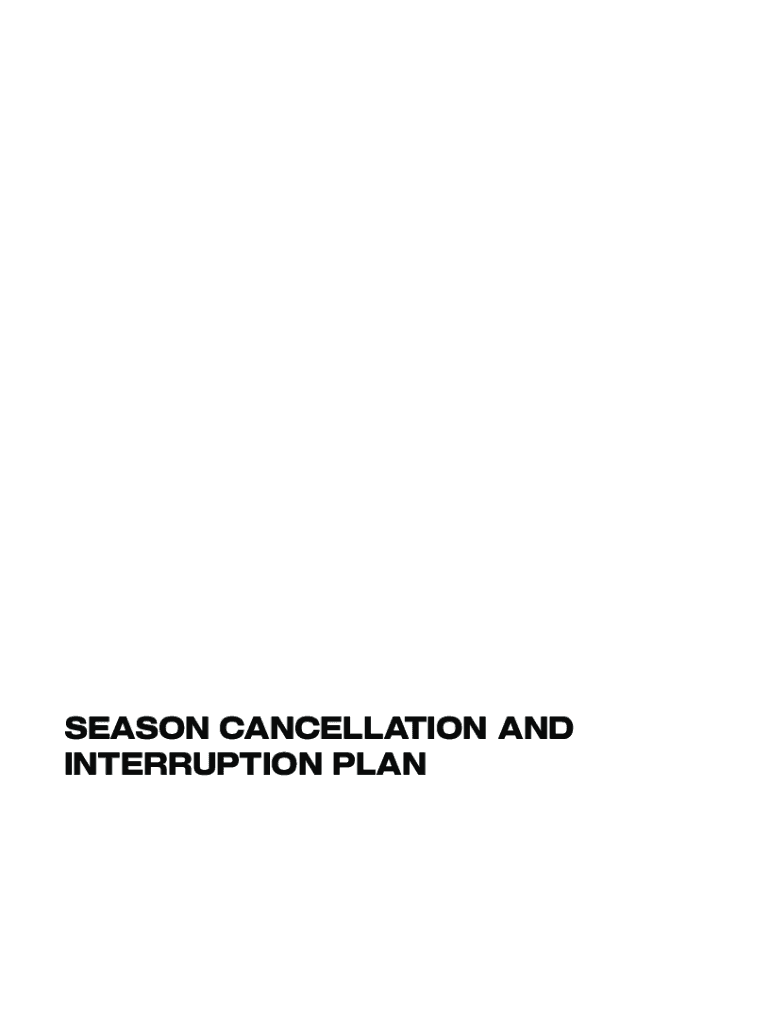 Fillable Online Trip Cancellation &amp; Interruption Plan Product Summary ...