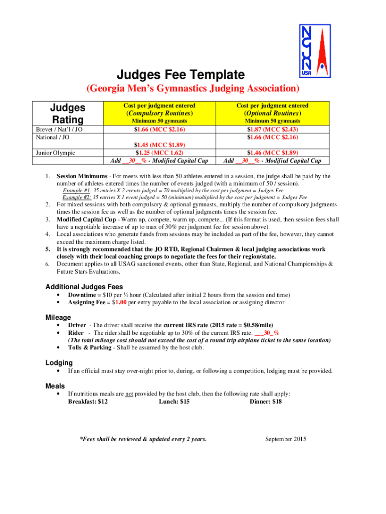 Fillable Online How to a Gymnastics Judge Fax Email Print