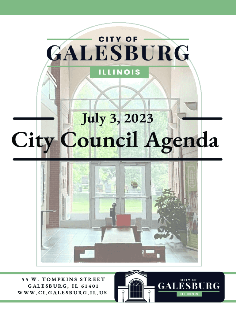 Fillable Online New third ward council... City of Galesburg, IL Government Fax Email Print