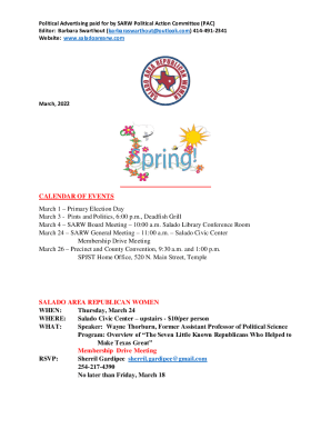 March 1 Primary Election Day