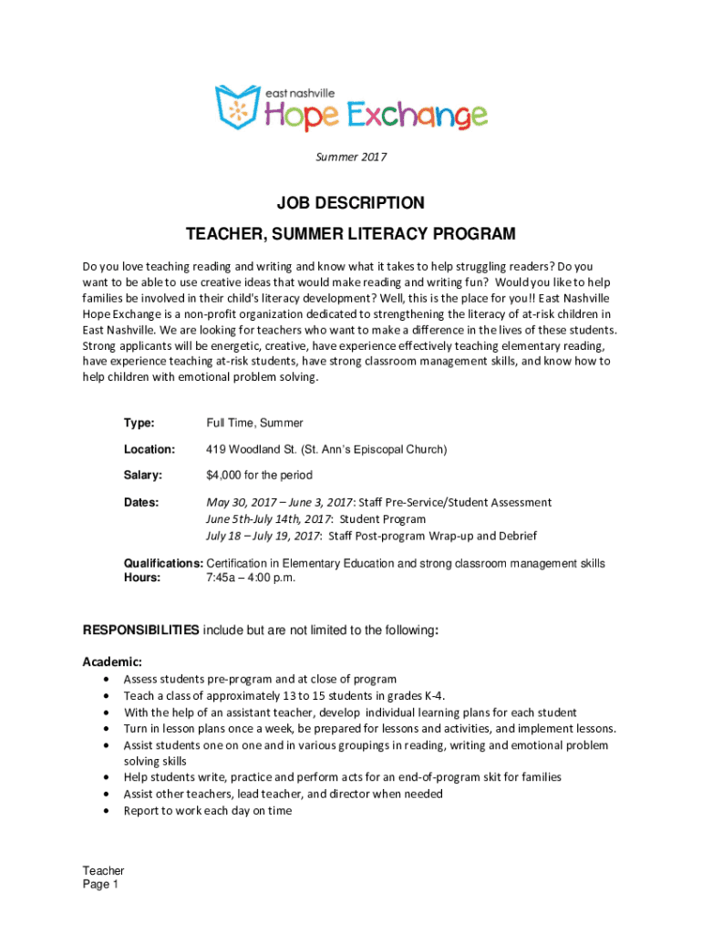 Fillable Online UF Literacy InstituteWhere teacher development and